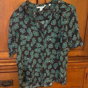 Draper James 100% silk blouse